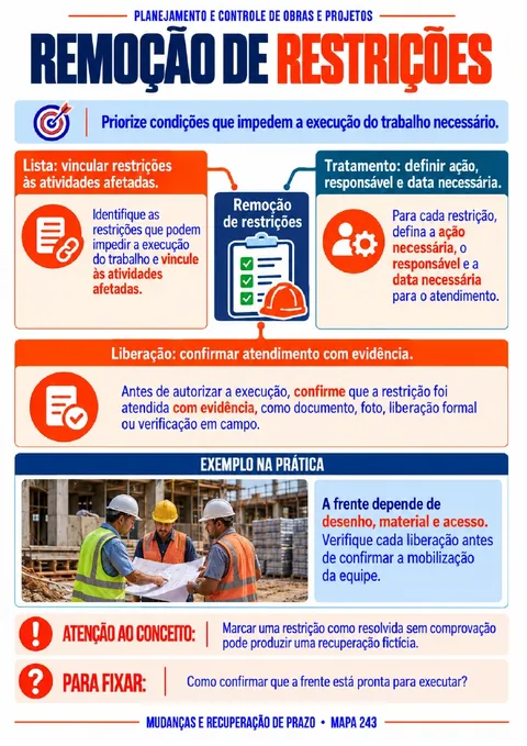 Mapa: Remoção de restrições